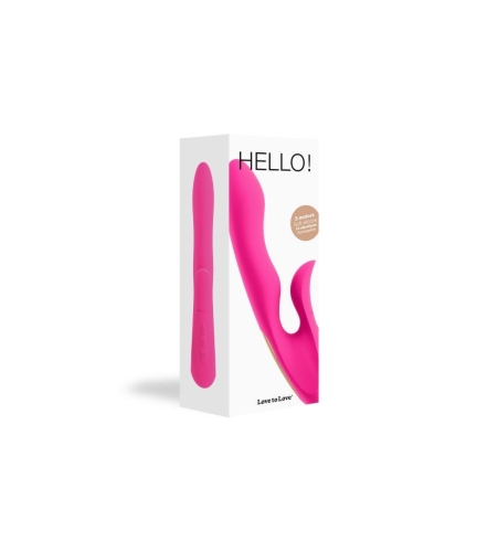 Вібратор зі стимуляцією клітора Love To Love HELLO Rabbit - 2