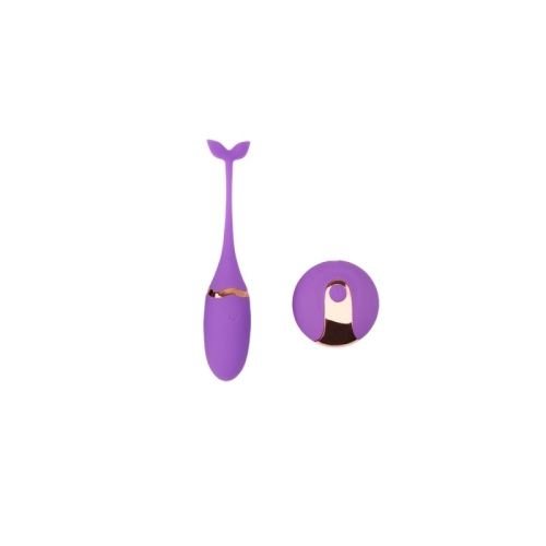 Кліторальний стимулятор з пультом ДК фіолетового кольору Chisa Beckoning Beats Bullet Vibrator - 2