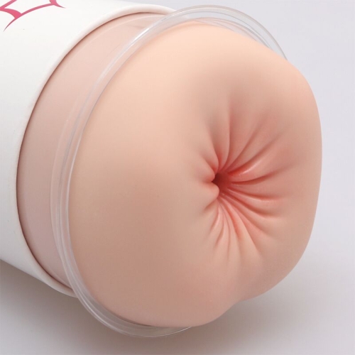 Мастурбатор-анус сквозной в колбе телесный Naked Factory Cup Sleeve A-2 - 4