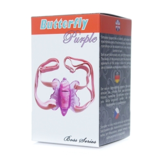 Вібратор-метелик для інтимних місць фіолетова Butterfly