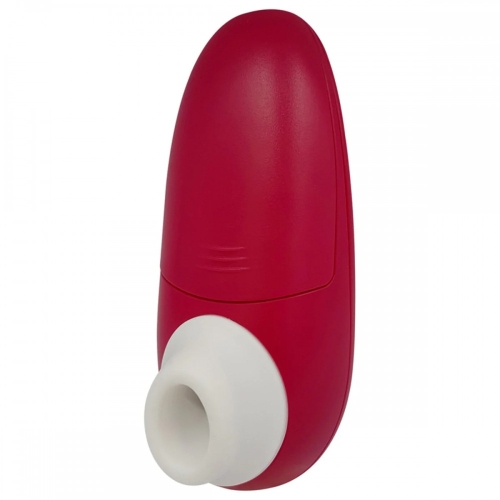 Вакуумний кліторальний стимулятор червоного кольору WOMANIZER Mini Wine - 6