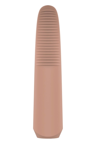 Вібратор для точкової стимуляції клітора бежевого кольору Dream Toys Nude Laurel - 3