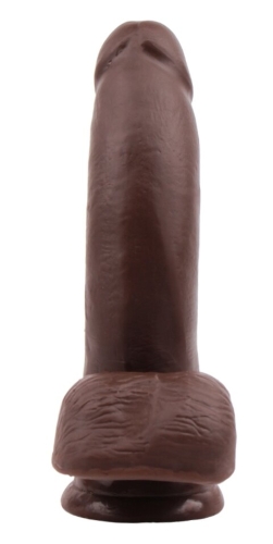 Фаллос на присоске реалистичный коричневый CHISA Sex Lure Brown - 4