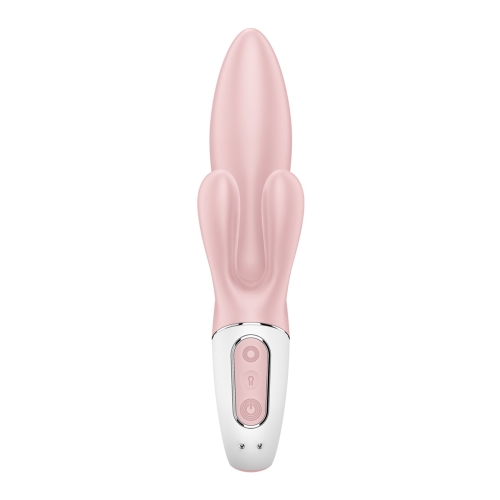 Вибратор кролик розового цвета Satisfyer Air Pump Bunny 3 - 4