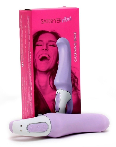 Вібратор для точки G силіконовий бузковий Satisfyer Vibes Charming Smile - 4