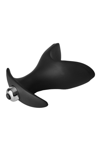 Анальна вібропробка чорного кольору що розширюється Dream Toys Fantasstic vibrating anal - 4
