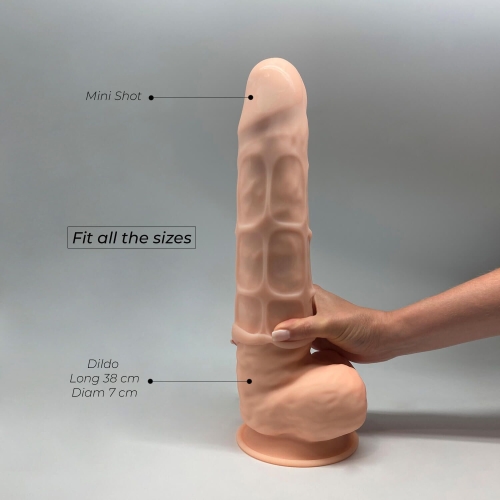 Мастурбатор яйцо телесного цвета Alive Mini Masturbator - 5