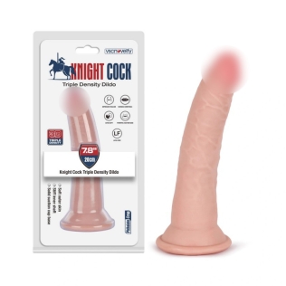 Фалоімітатор реалістичний на присосці тілесного кольору Vscnovelty Knight Cock 3D