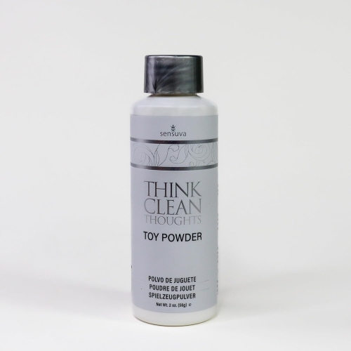 Пудра для догляду за інтимними іграшками Sensuva Think Clean Thoughts TOY Powder 56 грам - 1