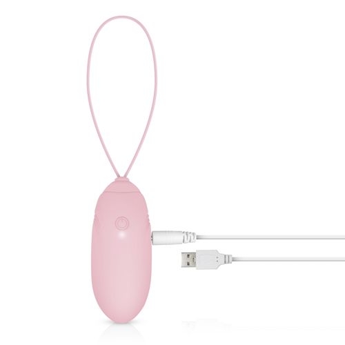 Віброяйце силіконове рожевого кольору Luv Egg - 5