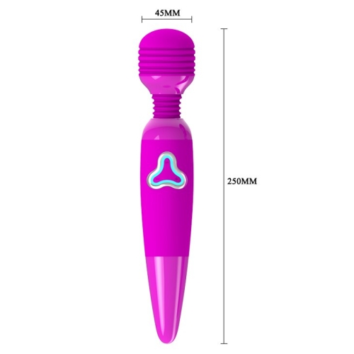 Вібромасажер для клітора силіконовий Pretty Love Body Wand BW-055010 - 5