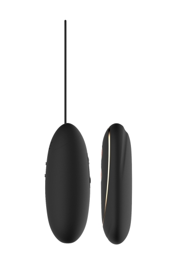 Виброяйцо вагинальное черного цвета с дистанционным управлением Dream Toys Elite Elize - 2