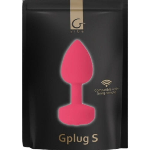 Анальна вібропробка силіконова рожева Gvibe Gplug розмір S - 7