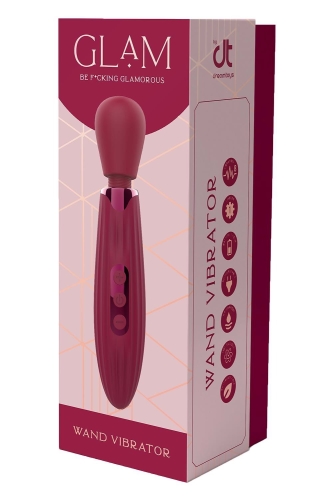 Вібратор Ванд у формі мікрофона червоного кольору Deam Toys Glam - 4