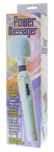 Вібромасажер-мікрофон білий 2-SPEED RECHARGEABLE - 2