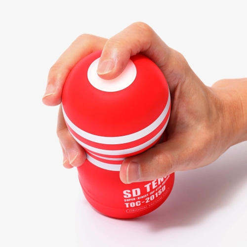 Мастурбатор для інтенсивної стимуляції пеніса головки білий Tenga SD Original Vacuum Cup Gentle - 5