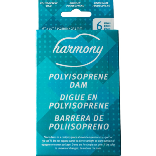 Салфетка для орального секса из полиизопрена ONE Harmony 6 штук - 2