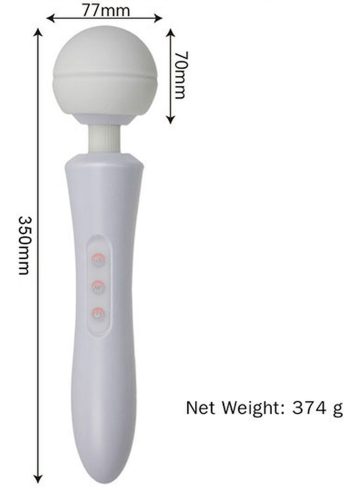 Вібромасажер пульсатор мікрофон універсальний чорного кольору BOSS of TOYS Massager Ultra - 6