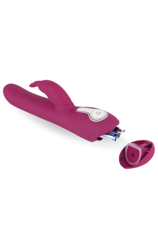 Вибратор - кролик с отростком для клитора темно розовый The intelligent Rabbit Vibrator - 4
