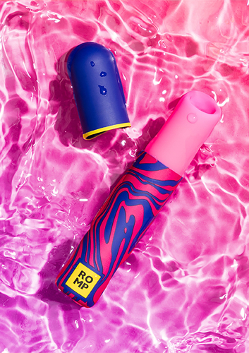 Клиторальный вибратор в виде губной помады розовый Romp Lipstick - 5