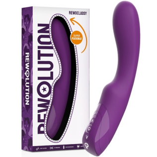 Вибратор для точки G фиолетового цвета Rewolution Rewoclassy Flexible