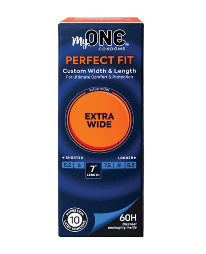 Презервативы ультратонкие MyONE Extra Wide Размер 60H 10 штук - 1