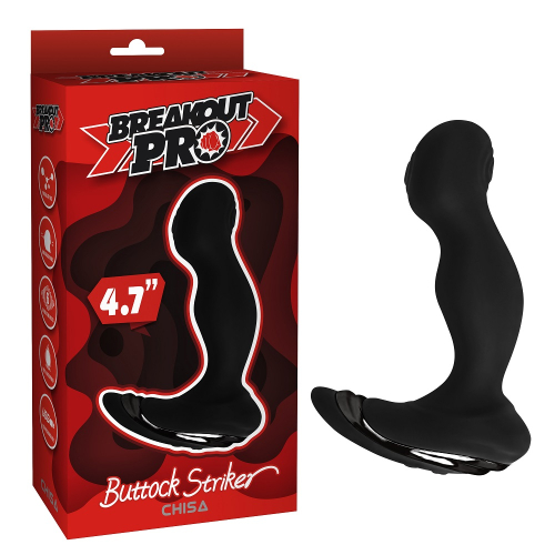 Силіконовий масажер простати з вібрацією CHISA Breakout Pro - Buttock Striker - 1