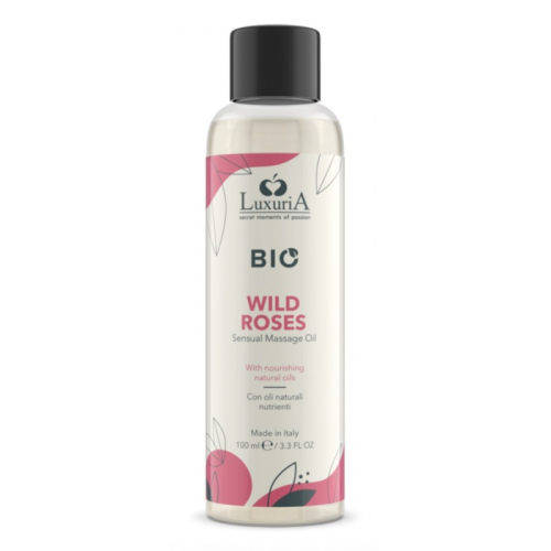 Массажное масло с нотами цветов и лепестков роз Intimateline Luxuria Bio Oil Wild Roses 100мл - 1
