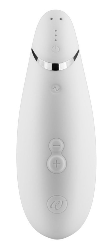 Вакуумний кліторальний масажер з автопілотом білий Womanizer Premium - 4