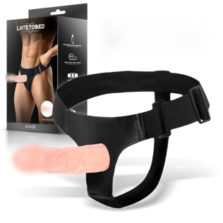 Страпон для мужчин полый реалистичный ременной телесный Latetobed Atoor Detachable Strap-On Hollow Dildo