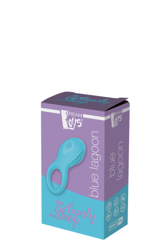 Эрекционное кольцо на пенис с вибростимуляцией клитора Dream Toys Candy Shop Blue Lagoon - 2