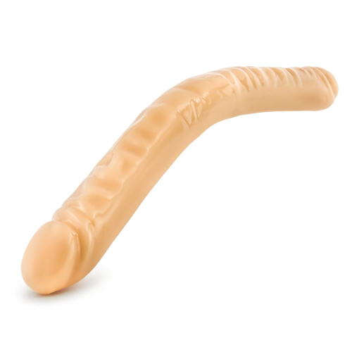 Двойной фаллоимитатор бежевый B YOURS 18INCH - 4