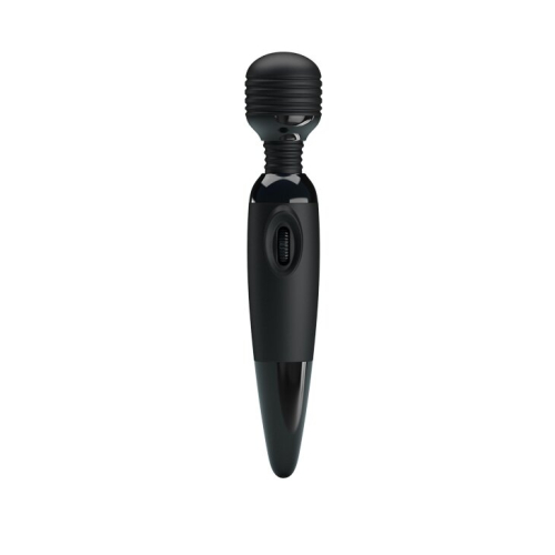Вибромассажер микрофон для интимных мест чёрный Pretty Love Power Wand BW-055009 - 2