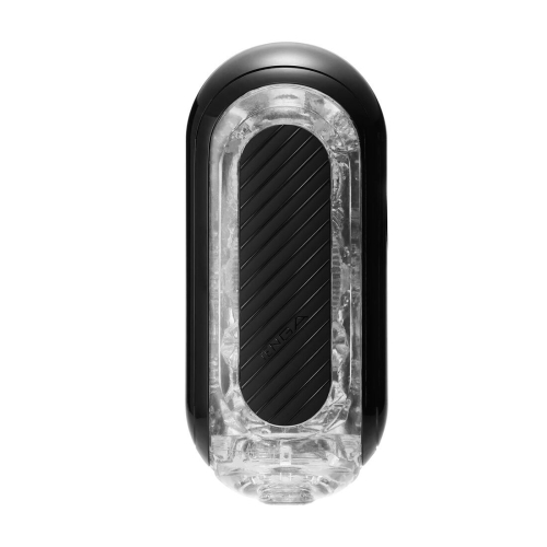 Мастурбатор розкладний чорно прозорого кольору Tenga Flip Zero GRAVITY - 1