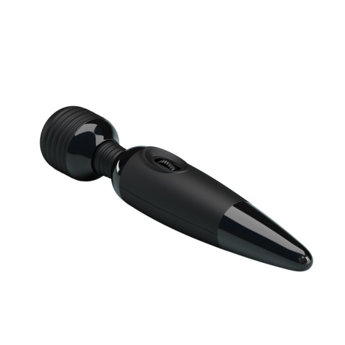 Вибромассажер микрофон для интимных мест чёрный Pretty Love Power Wand BW-055009 - 4