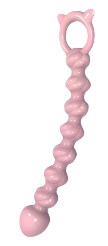 Анальні намисто рожевого кольору Meleon Anal Beads - 2