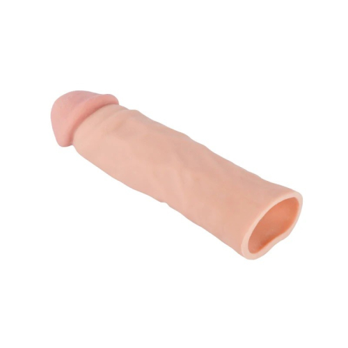 Насадка на член реалістична, що подовжує тілесного кольору Vscnovelty Fantastic Penis Extender - 2