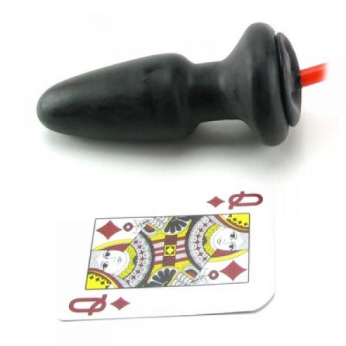 Анальний корок з накачуванням червоного кольору з чорним California еxotic novelties Colt Expandable Butt Plug - 4