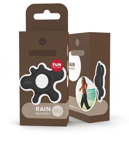 Эрекционное кольцо Rain Fun Factory черный - 3