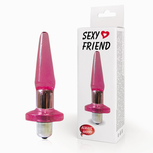 Втулка анальная с вибрацией Sexy Friend L 95 мм D 22 мм - 1