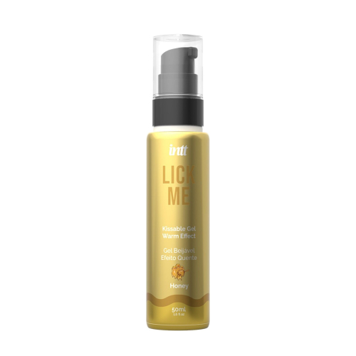 Оральный лубрикант со вкусом меда с согревающим эффектом Intt Lick Me Kissable Gel 50 мл - 1