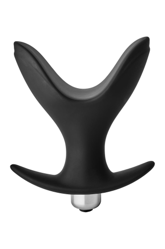 Анальна вібропробка чорного кольору що розширюється Dream Toys Fantasstic vibrating anal - 1