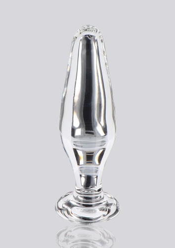 Пробка анальна зі скла прозора ToyJoy Glass Worxx Star Sparkler - 2