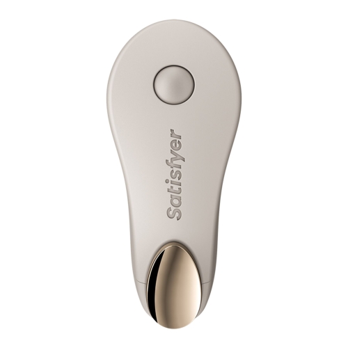 Смарт-вибротрусики для клитора белого цвета с пультом ДУ Satisfyer Little Secret Battery Series - 2