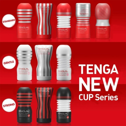 Мастурбатор рот белого цвета Tenga Deep Throat Cup STRONG - 6