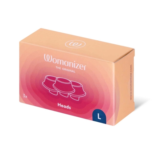 Сменные насадки для Womanizer Classic и Premium черного цвета размер L 3 штуки - 5
