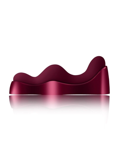 Вібромасажер із вигинами рубінового кольору Rocks Off Ruby Glow Blush - 4