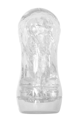 Мастурбатор прозрачного цвета Zero Tolerance swirl stroker clear - 4