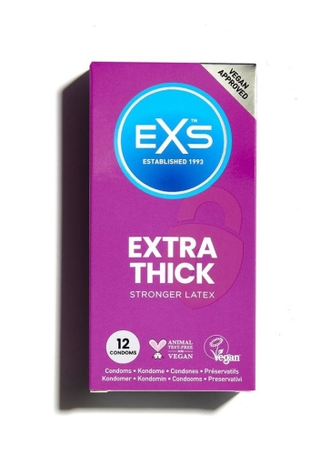 Презервативы утолщенные латексные EXS Extra THICK 12 штук - 3