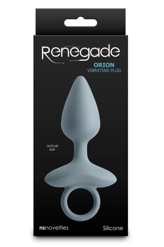 Анальный вибратор конической формы синий NS Novelties Renegade 130 мм - 3